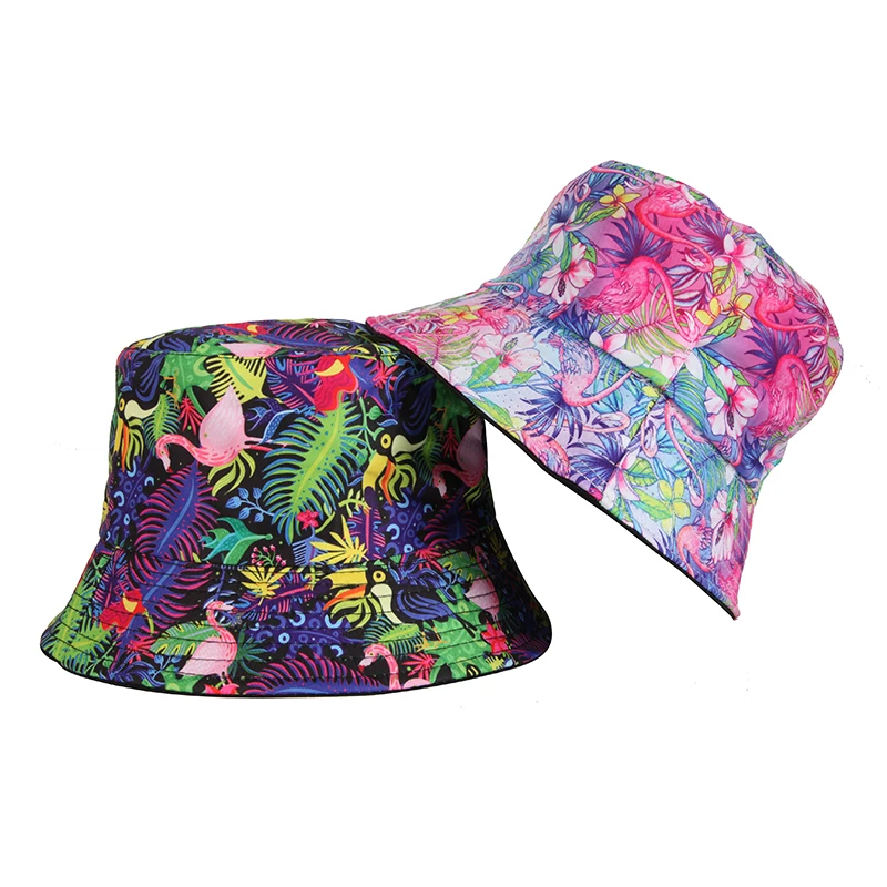 Нет минимального заказа поддержка логотипа заказчика Тропический дождевой лес цифровая печать роскошная Водонепроницаемая Панама для