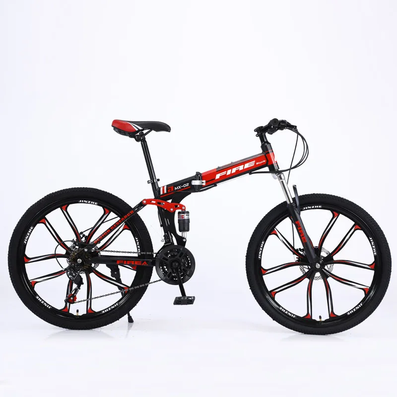 Outdoor Sport High Carbon Steel 26inch Mountain Folding  E Bike