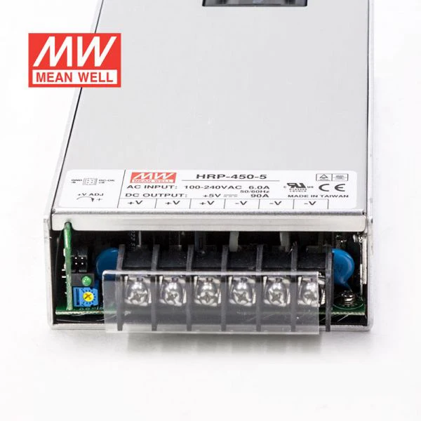 HRP-450-48 MEAN WELL 48 V 9.5 A  PFC  1U  AC-DC high reliability single switching power supply