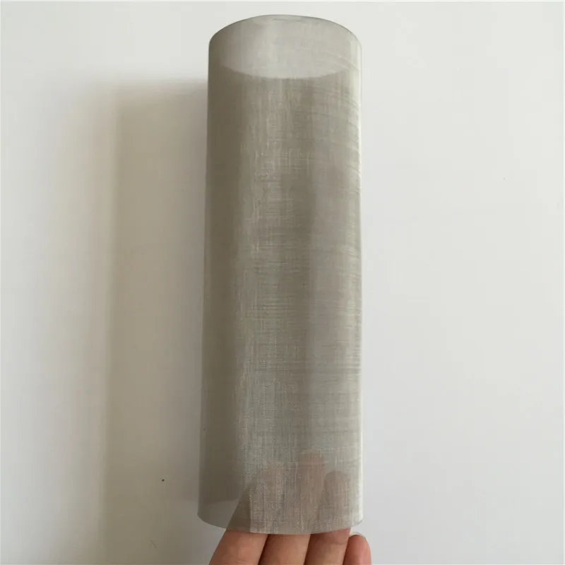 SS 304 316 316L stainless steel micron filter woven wire mesh tube filter with customized size available