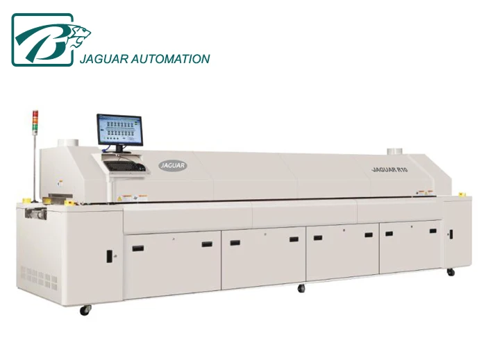 Factory price R10-9KW  Ten- Zone Lead-Free Hot Air SMT Reflow Soldering Machine  Automatic  for SMT production line