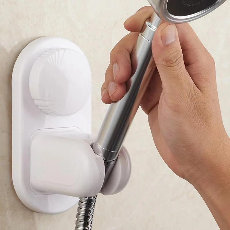 Hot Sales Bathroom Hand Shower Head Holder Vacuum Suction Cup Stable Shower Bracket Base Wall Mounted