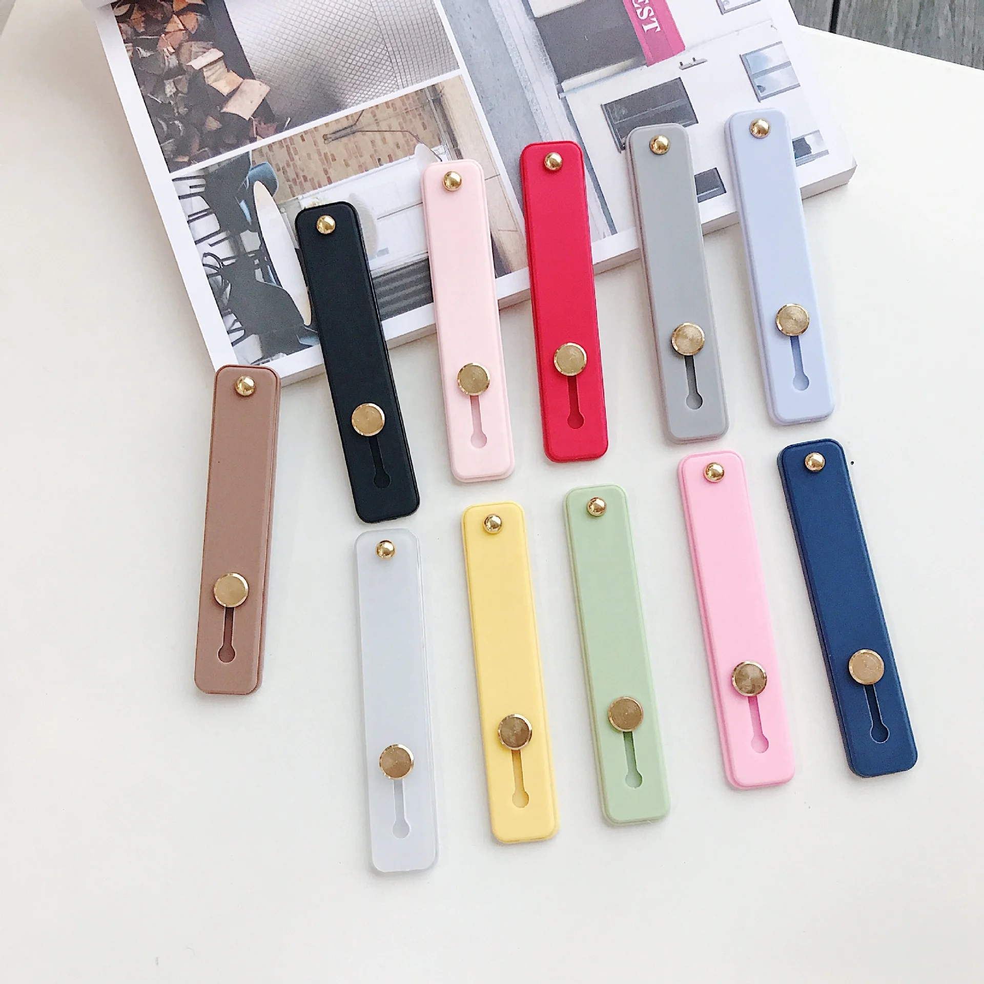 
Universal Fashion trend mobile phone dropping prevented silicone finger mobile phone holder 
