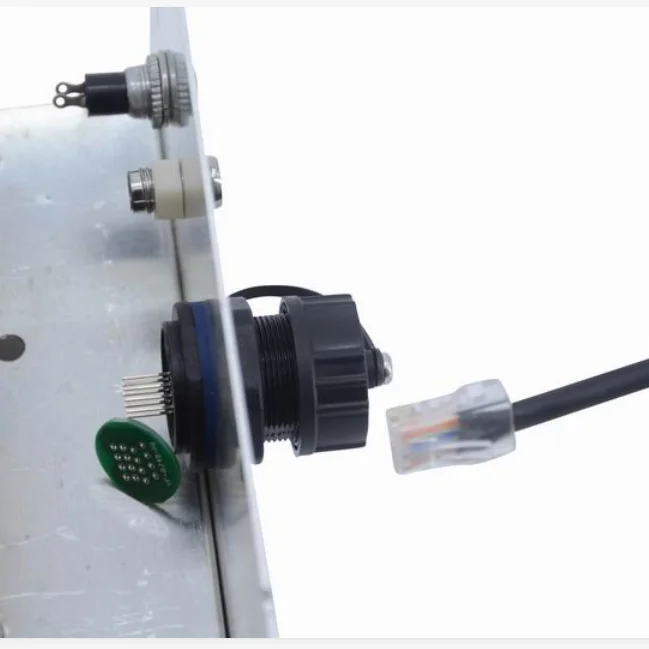 RJ45 board coupler jnicon waterproof 8p8c rj45 connector wiring harness