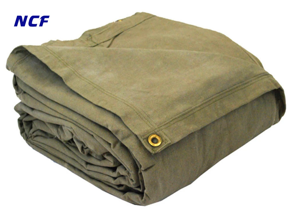 Waterproof 100% Waxed Cotton Canvas Tarp Sheet Tent Tarpaulin for Outdoor
