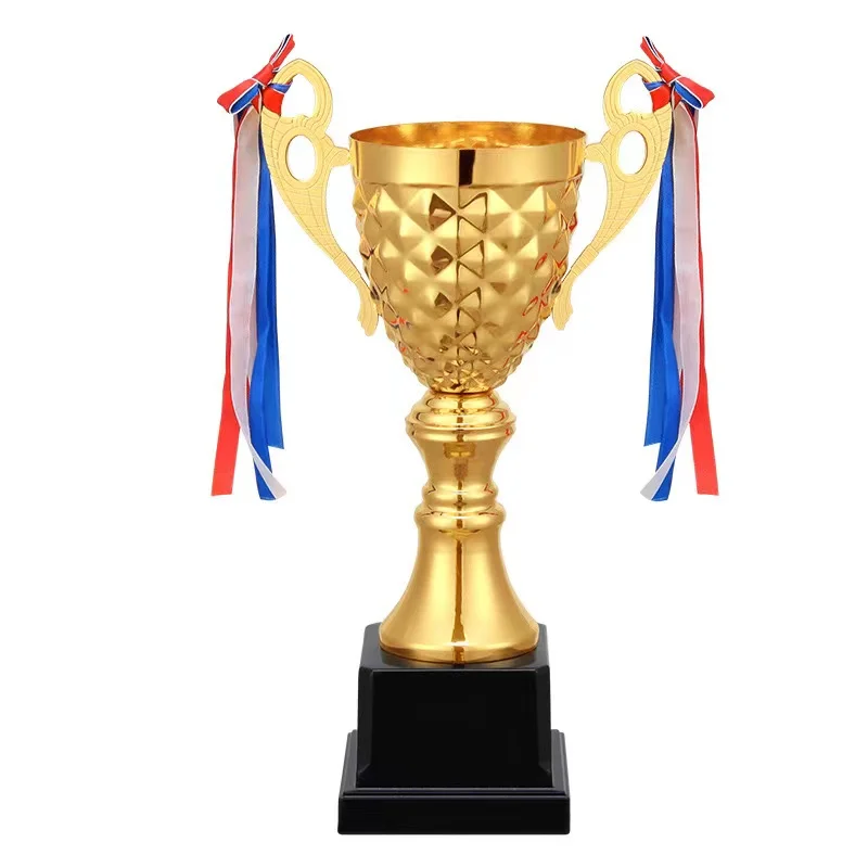 Factory Wholesale Custom Logo High Quality Metal Football Soccer Trophy Award Cup