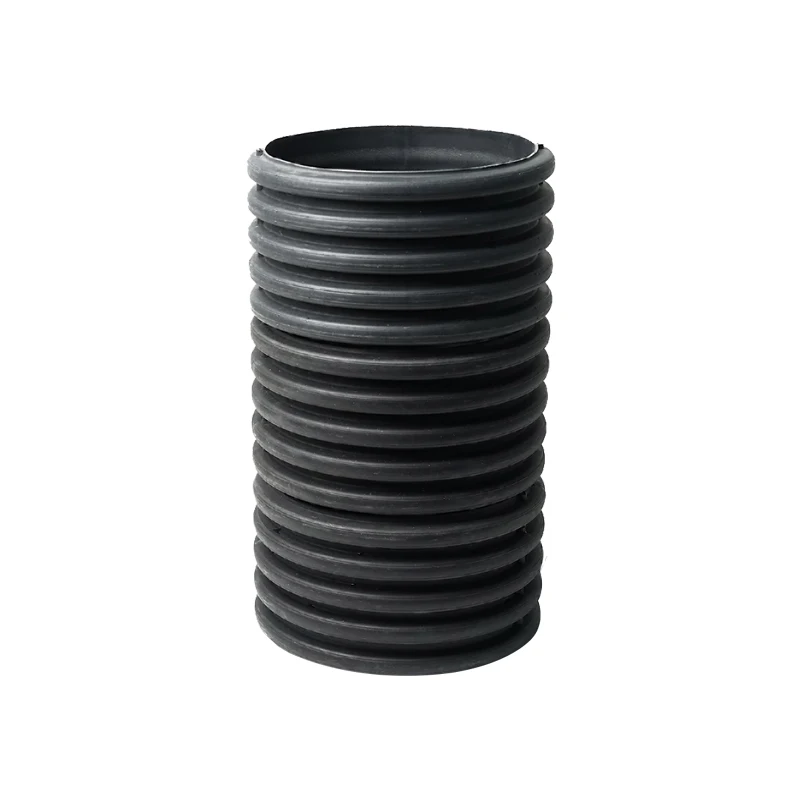 DN32  0.95mm Thickness  DN50 1.25mm Thickness HDPE Corrugated Network Electrical Conduits Single Wall Corrugated Pipe