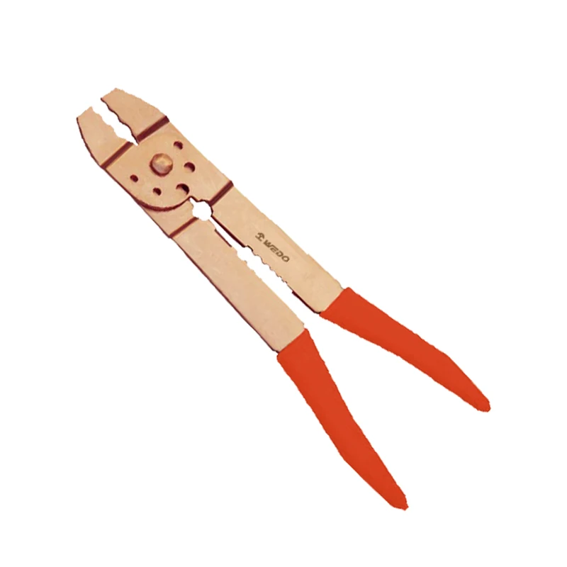 
WEDO Non Sparking Crimping Tool, Insulated Cable Connectors Aluminium Bronze and Beryllium Copper 