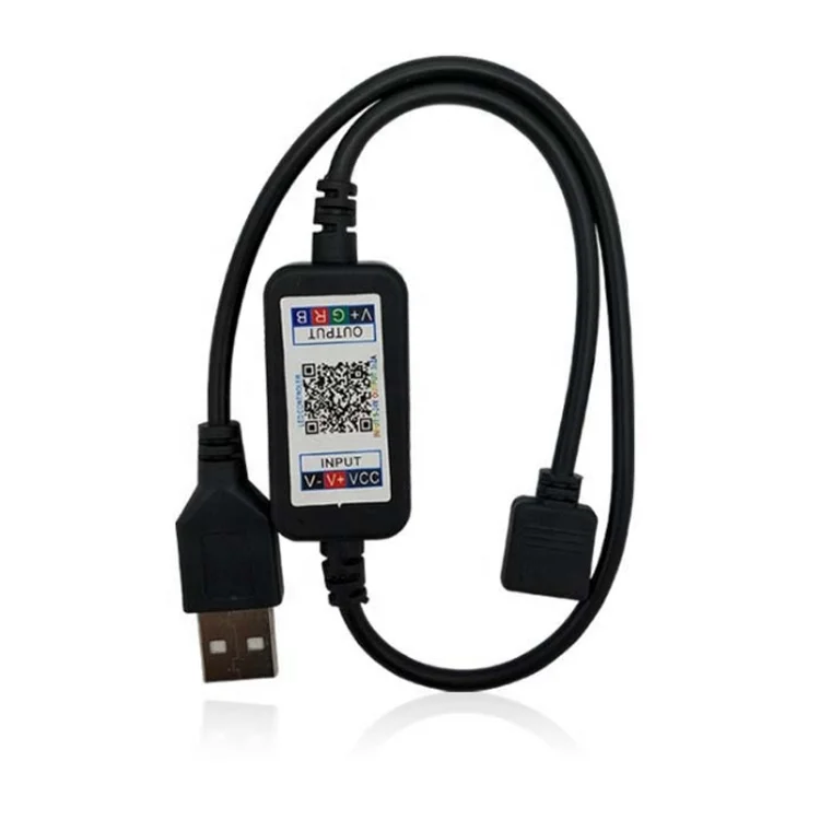 Factory Direct Wholesales Mini RGB Strip LED Controller Smart Phone App Control USB for TV Furniture Light