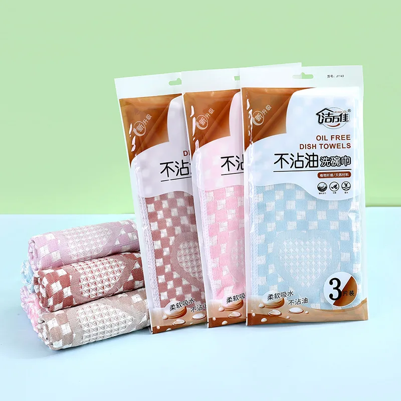 FF2728 Multi-purpose Microfiber Cleaning Cloth Kitchen Dusting Rag Counter Table Drying Towel Super Absorbent Microfiber Towel