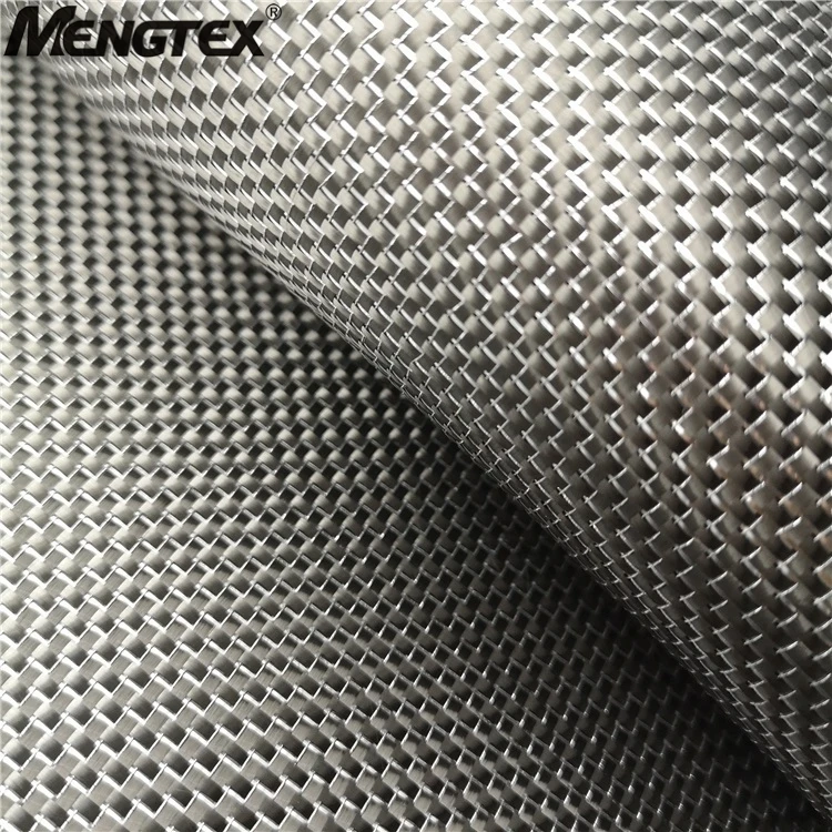 Silver and silver Carbon Fiber Glitter Carbon Fiber Fabric Twill Colored Farbon Fiber Fabric