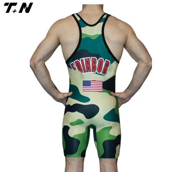 Custom wholesale Plus Size Adults youth Wrestling-Uniform canada uk Custom Tights Clothes Wrestling Singlets For Men sexy