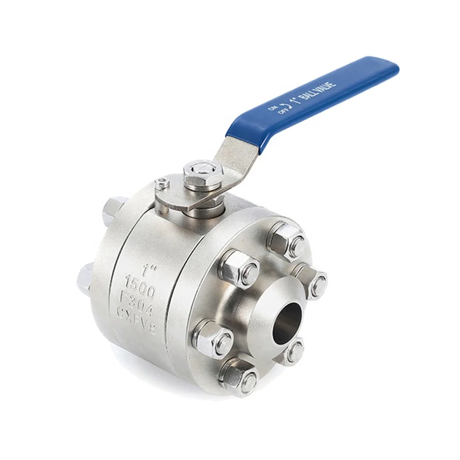 API 3pc сварочный конец кованый шаровой клапан