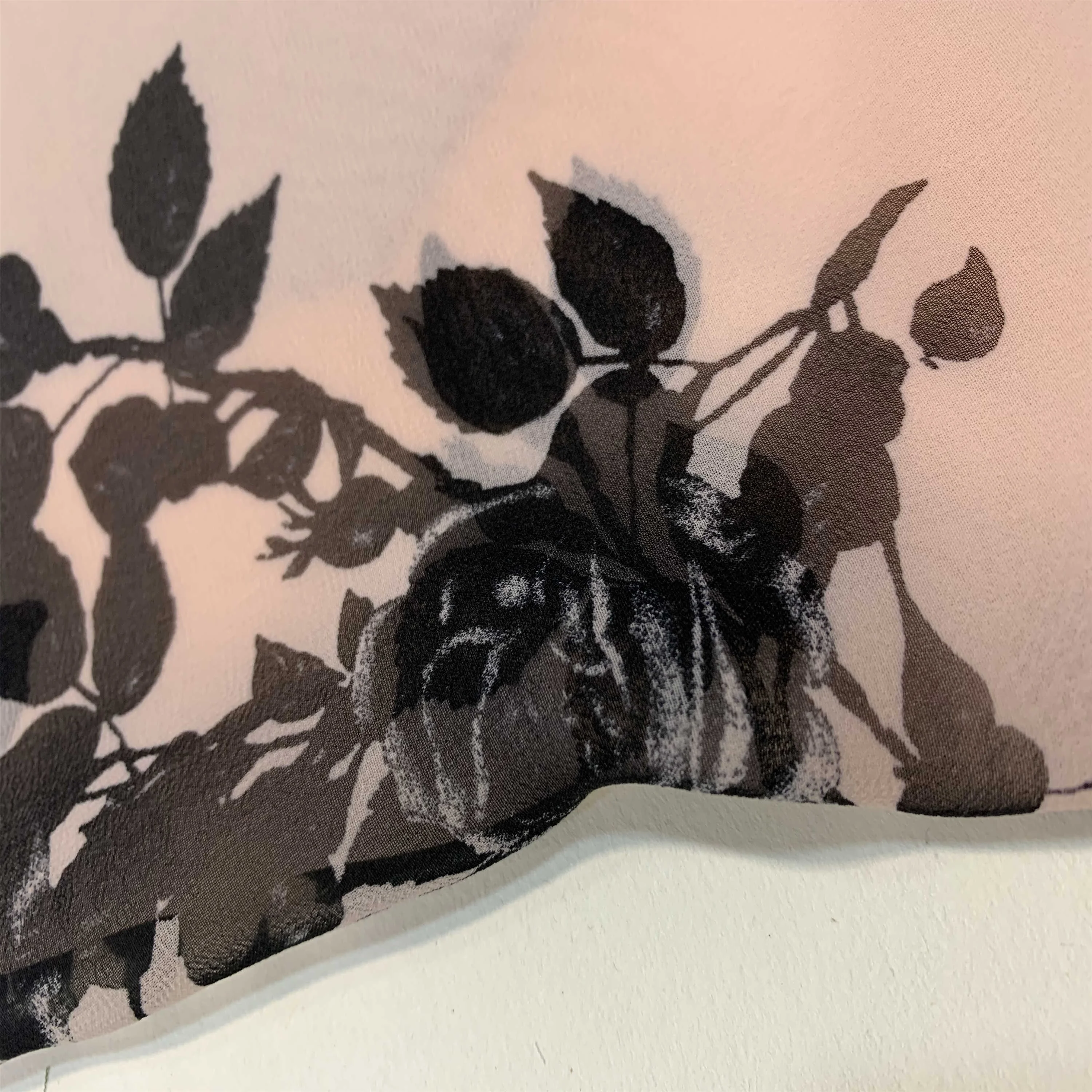 20D+26D*75D ITY False Twisting Stretch Velvet Satin Chiffon Fabric/Satin Surface