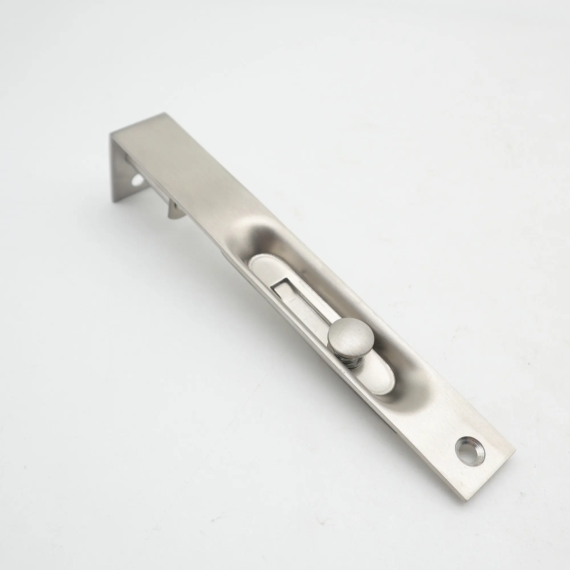L Shaped Flush Bolt Slide Lock Bolt Steel Concealed Tower Bolt