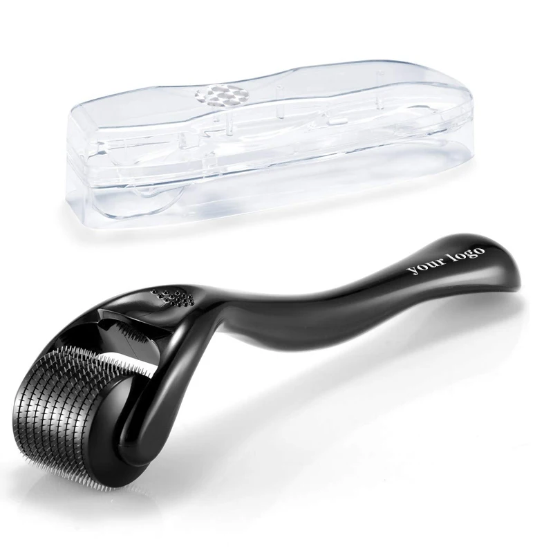 Ice Growth Kit Body Therapy Beard 3 in 1 Private Label 192 Micro Hair Massager Derma Roller Set