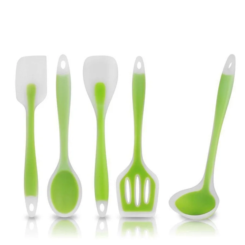 Semi-transparent With Nylon Internal Kitchen Gadget Cooking Tools Silicone Kitchenware Cooking Utensils Set