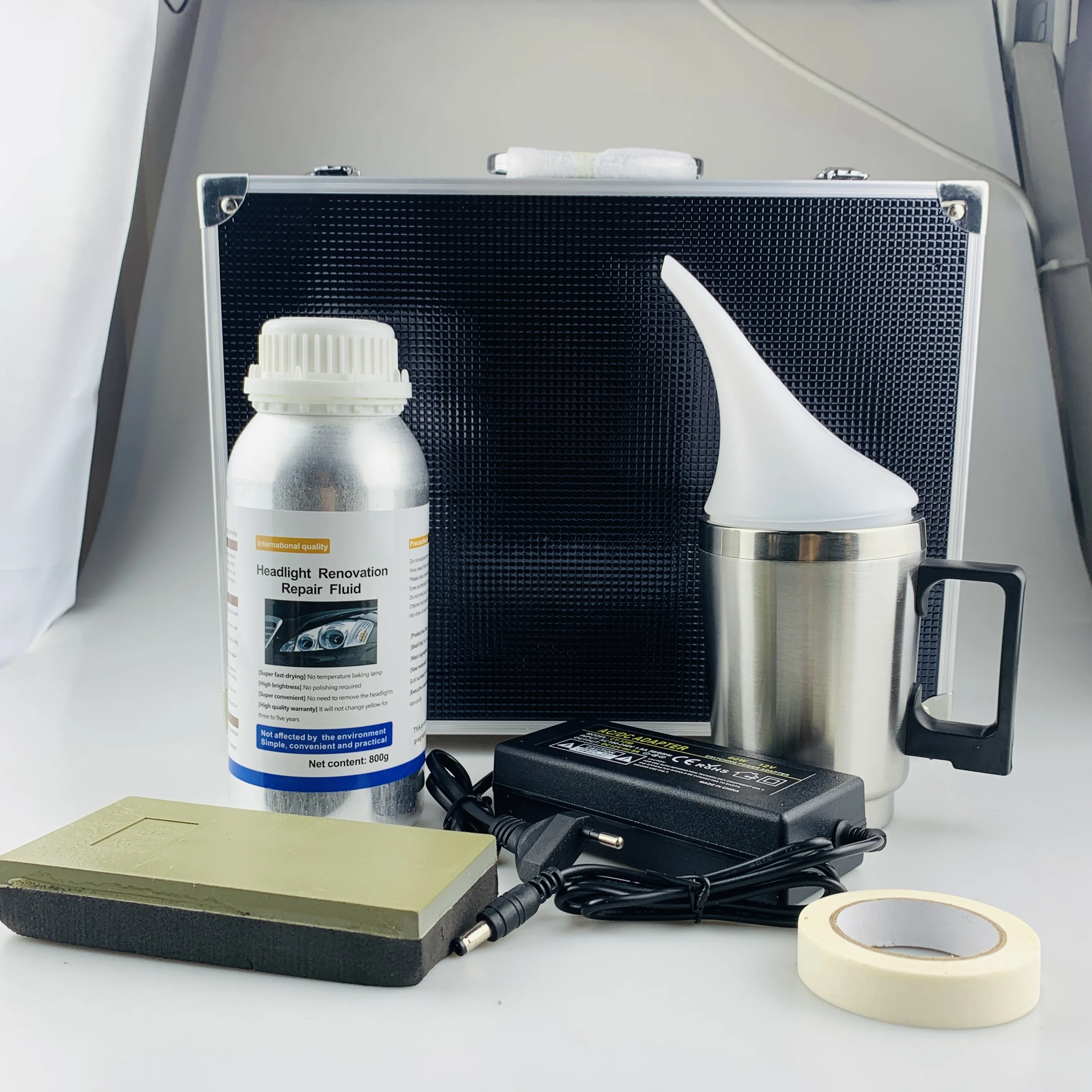 Headlight Polisher Car Renovator Headlights Polishing liquid Polymer Chemical Polishing Car Headlight Restoration Kit