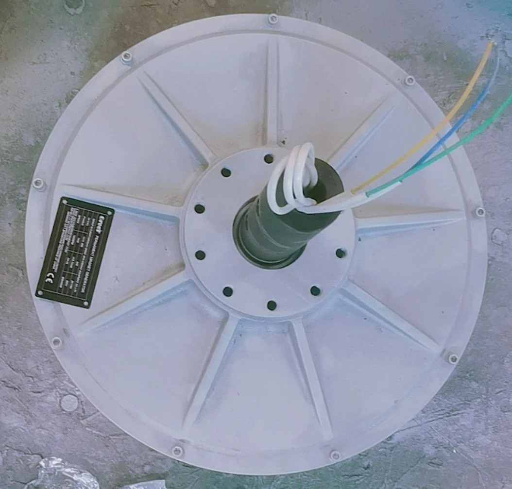 Outer Rotor/Inner Rotor Axial Flux Coreless Generator 3KW 5KW 100RPM 150RPM Low Noisy Low Weight  Permanent Magnet Generator