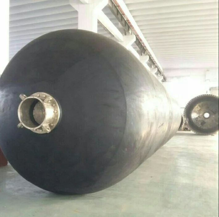 Gas-Liquid Mixed Semi Underwater Submarine Rubber Fender Folded Valve