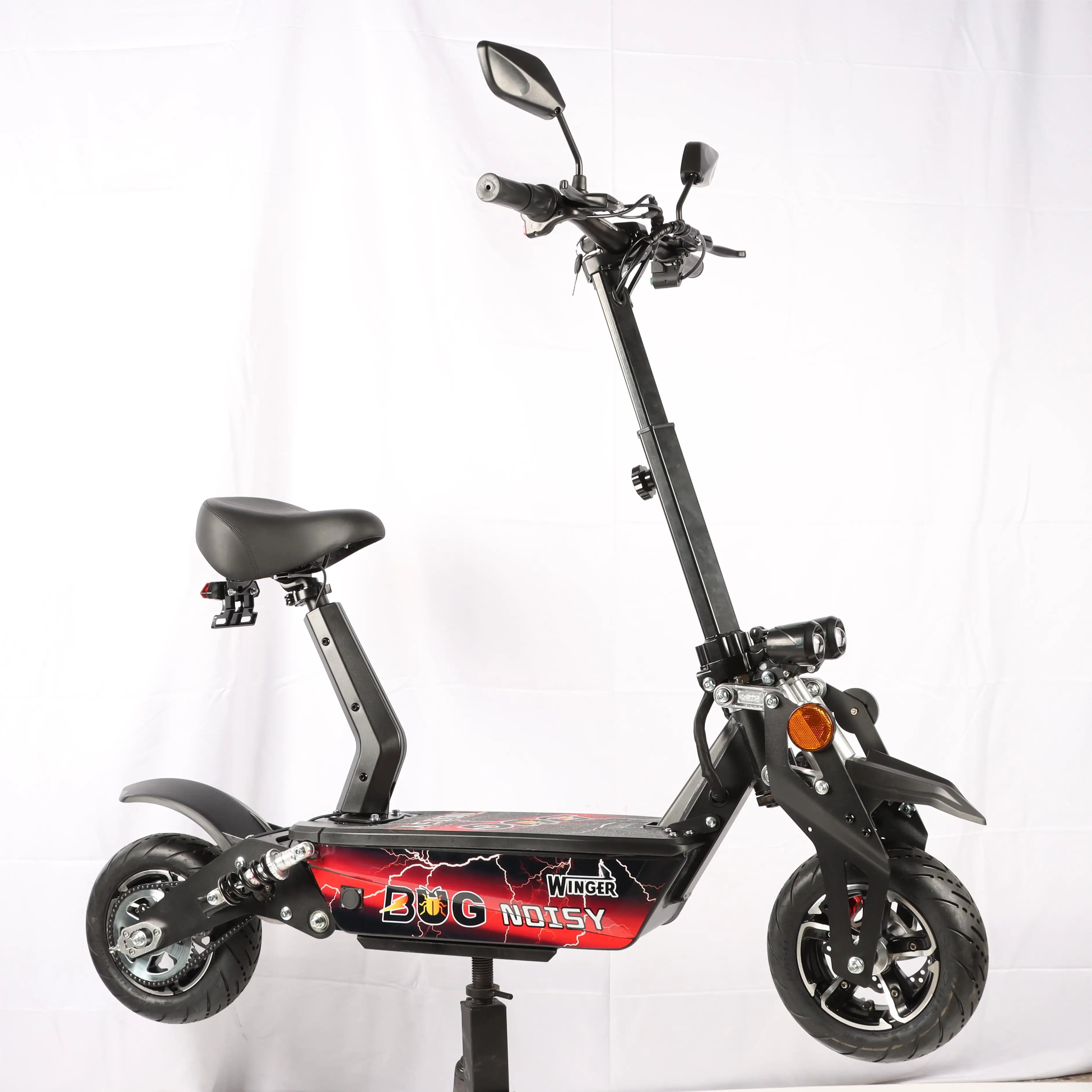 Factory direct sale WINGER BUG NOISY high power 1600w eco vehicle off road adult electric bike moped scooter
