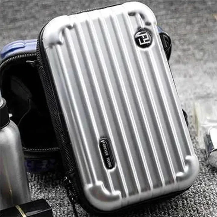 GAODA Custom Logo Abs PC Hard Shell Women Makeup Beauty Travel Cosmetic Case Suitcase 7inch For Women Lady