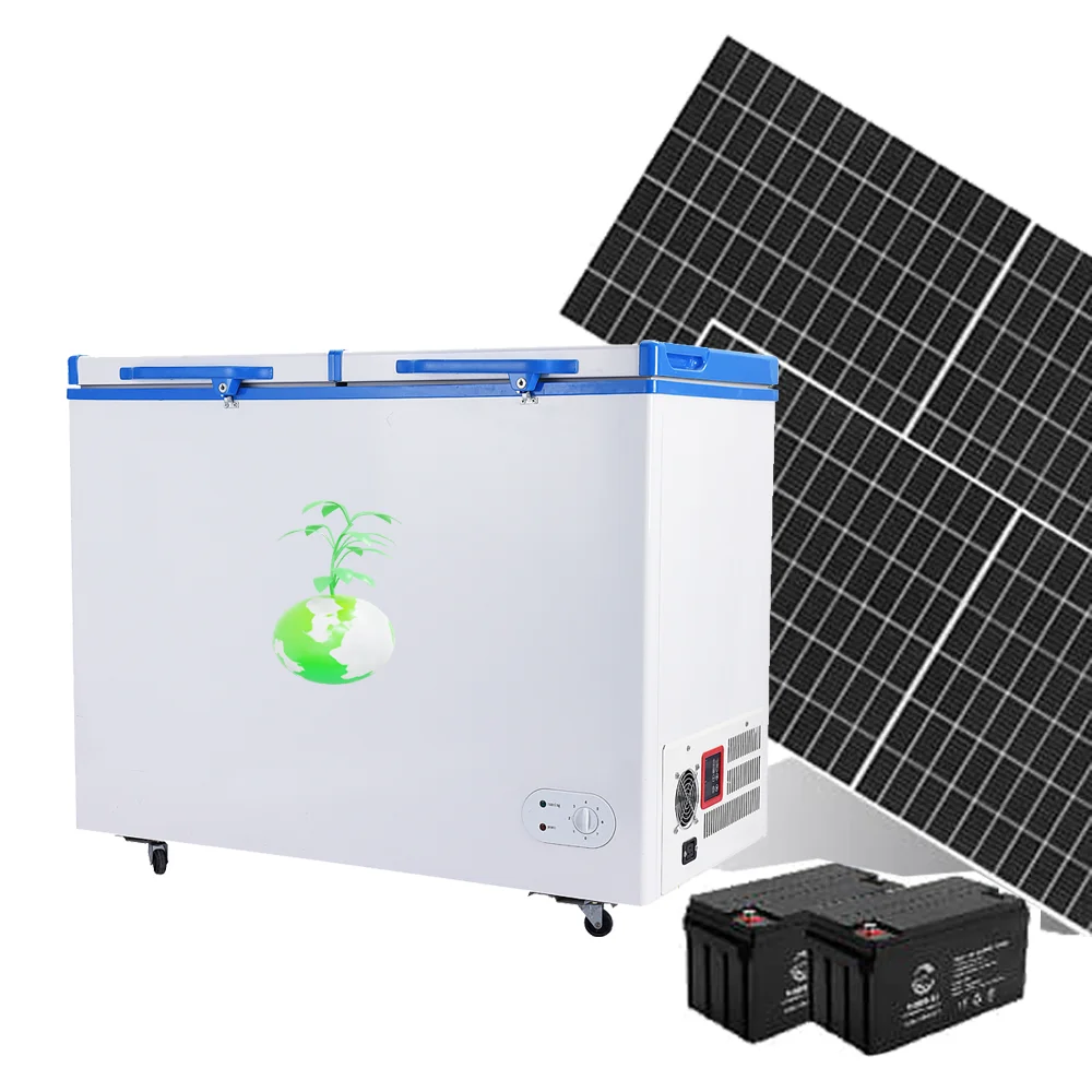 Best quality  with economical price solar chest freezer 358L capacity single top open door for commercial and household use