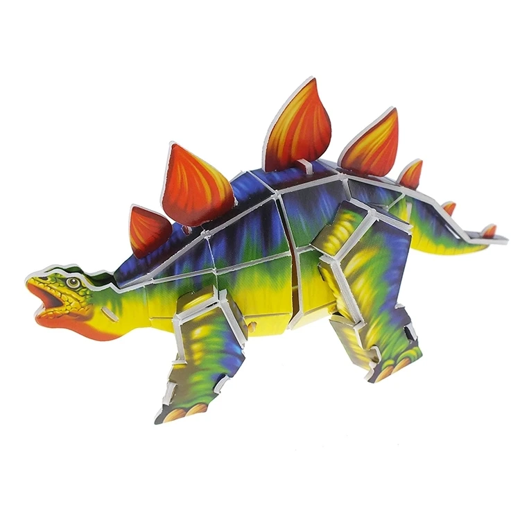 Customize model Dinosaur 3D Paper Puzzle  Hot Sale Educational DIY Toys Fancy Toys Jigsaw Puzzle