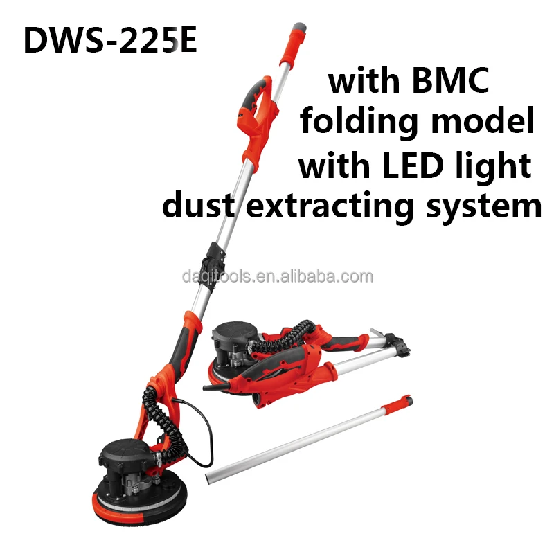 polisher Wall Sander Professional folding Giraffe Wall Grinder Hand Dry  Drywall Vacuum Sander Machine