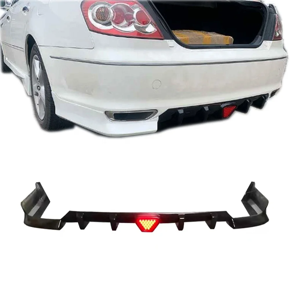 car bodykit for 2005-2009 Toyota mark  x  ABS plastic Toyota reiz rear lip diffuser with led