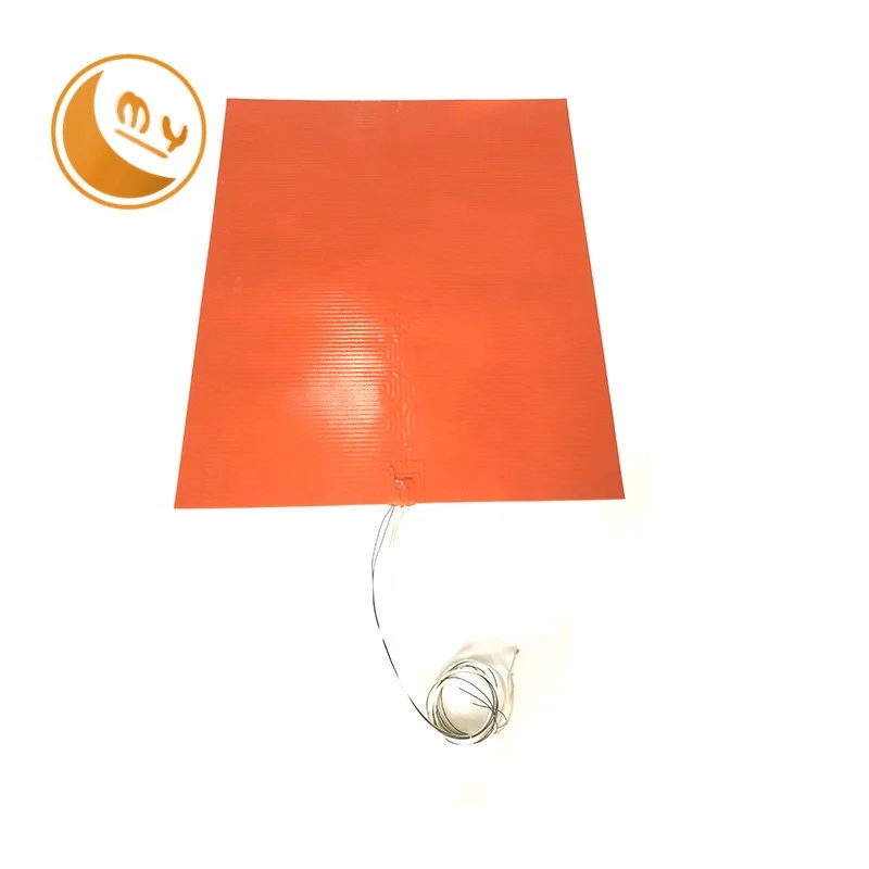 2022 100% tested silicone rubber heater pad with sensor for 3D printer