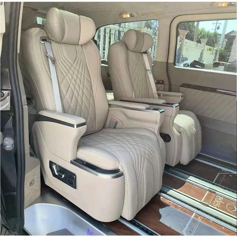 Little Alpha car seat Interior Modified electric vip luxury car seat with massage ventilated for vip van hyundai staria vip
