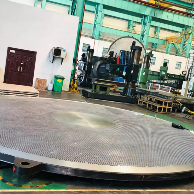 Фланцевое сверление Tubesheet обработка углеродистой стали SS 304 кованая перегородка для трубки теплообменника с большим