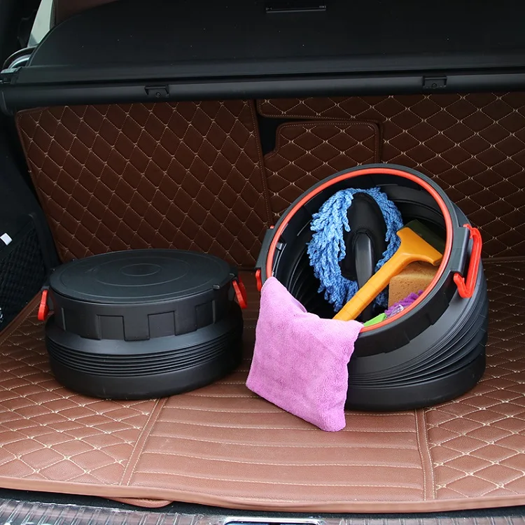 25L car  magic Plastic Collapsible Bucket Portable Outdoor Folding Water Car Washing folding Bucket