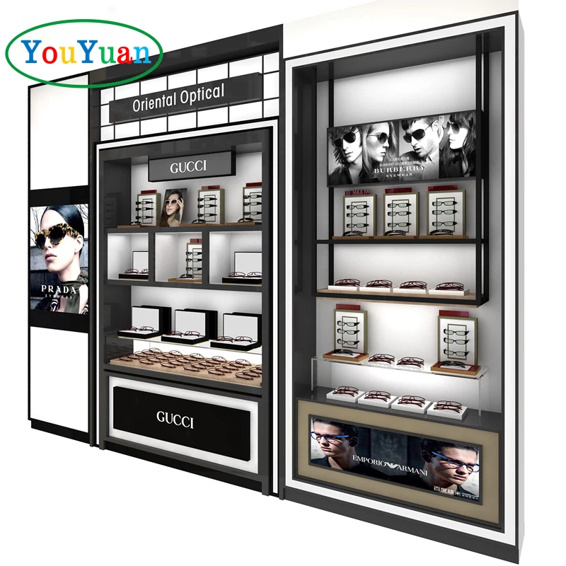Optical showcase display cabinets sunglasses display case salon front desk with showcase optical shop counters
