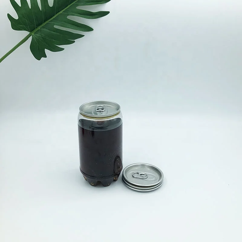 350ml clear  plastic bottle for drinks bubble tea packaging