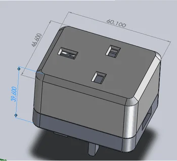 Super Septemper standby automatic power cutoff mini electric socket outlet energ save singal plug