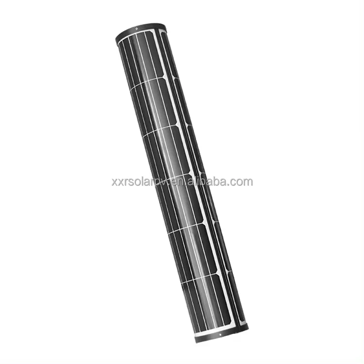 New Type Cylinder shape Solar Panel 100w height 1060mm Sun power IBC Glass Solar Module easily Install on Street Lamp