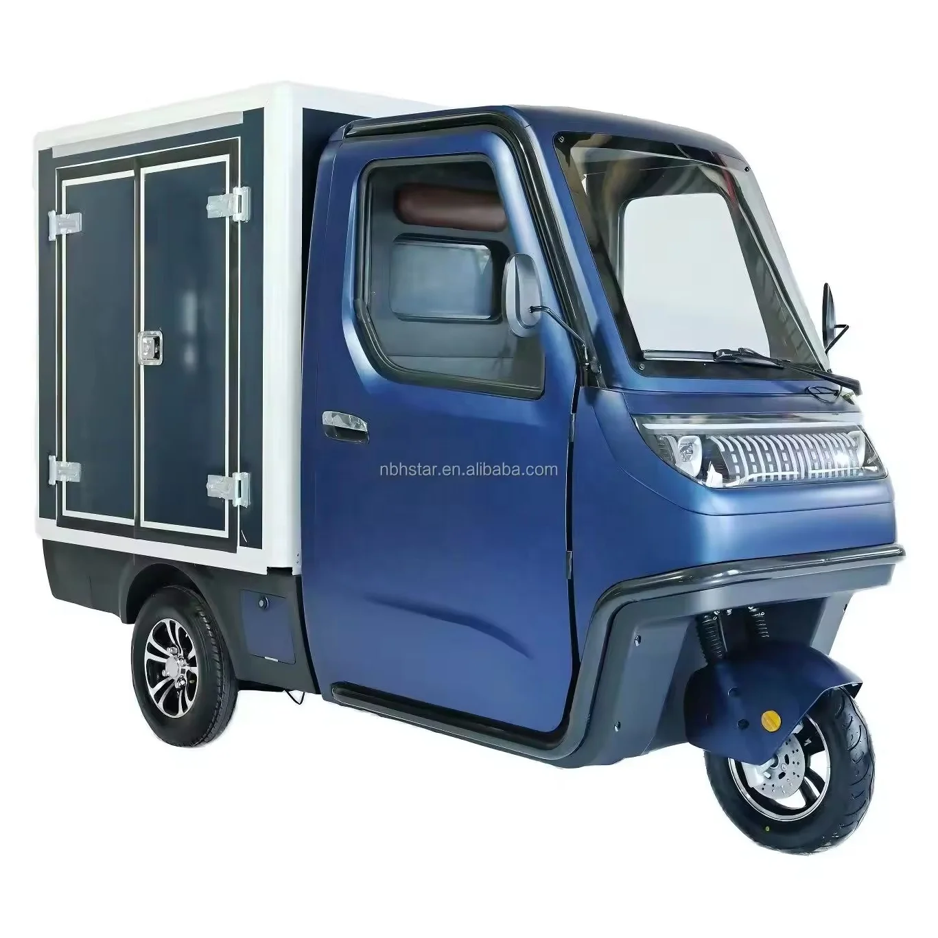 Large motor power 45km/h max speed Delivery pizza food trike electric cargo trike