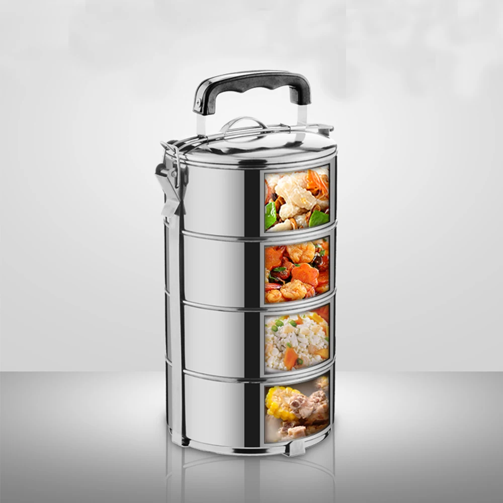 3 Layer Stainless Steel lunch box/tiffin with compartment