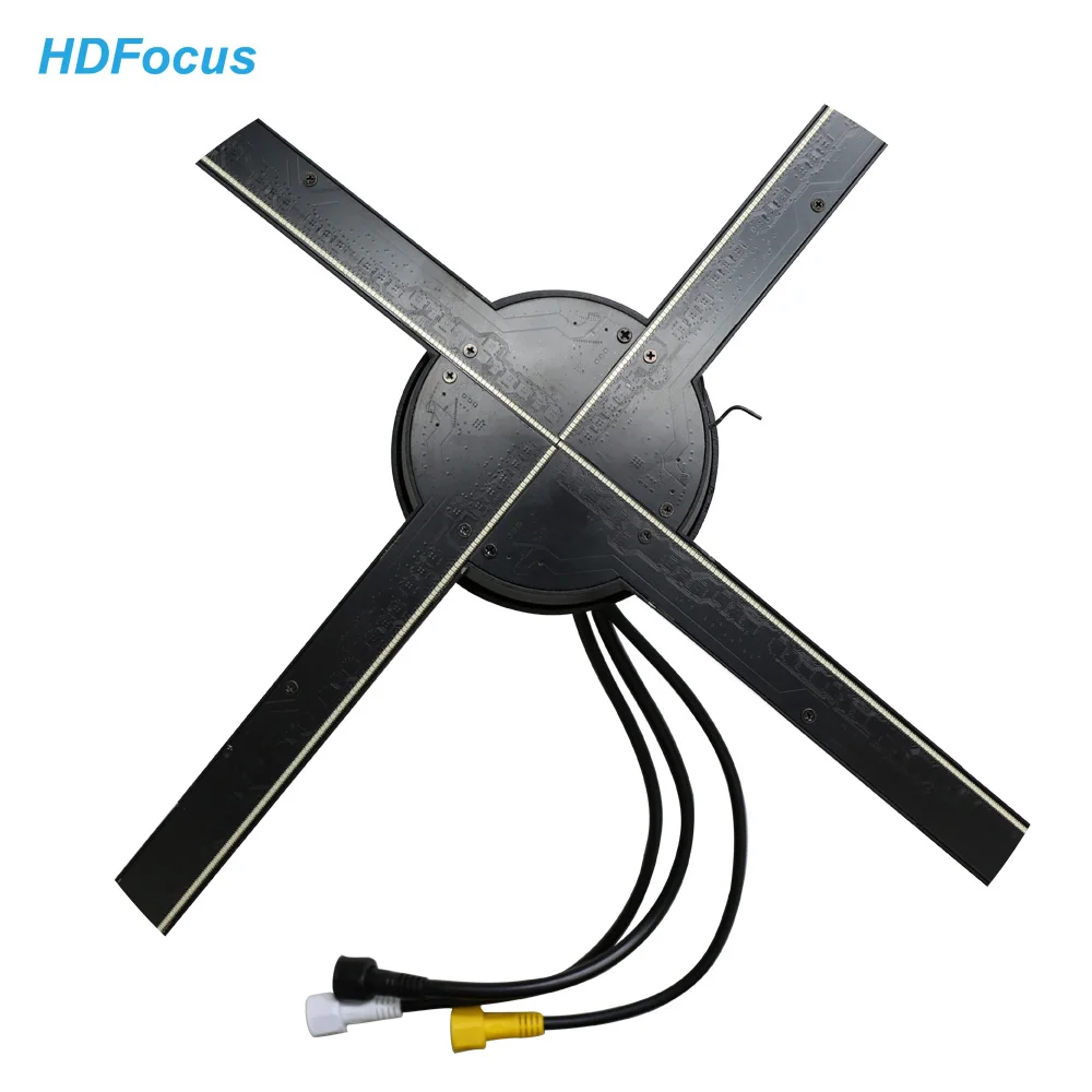 80Cm Ologramas 3D Display Hologram Fan With Ip65 Waterproof 3D Video Projector Holographic Device Hologram 3D Led Fan