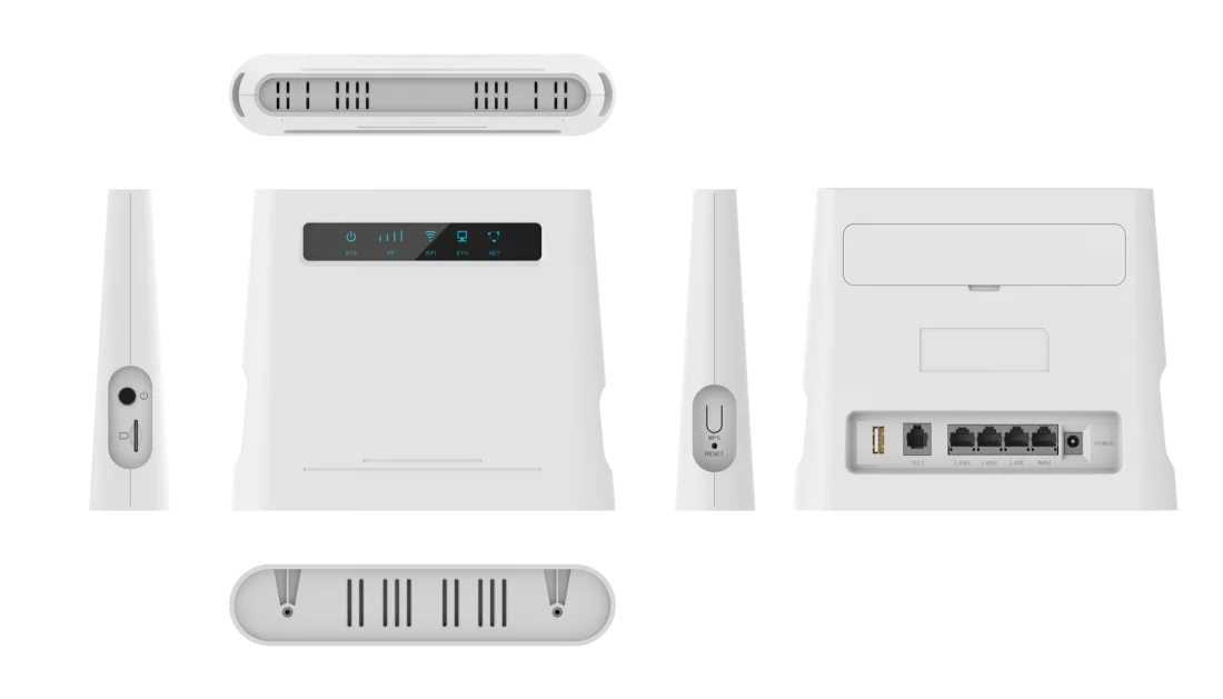 B60AC6 4G LTE маршрутизатор с аккумулятором сим-картой