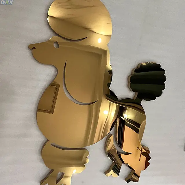 Знак наружная витрина вывески 3d письмо знак материал Золотое зеркало из нержавеющей стали логотип
