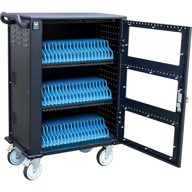 48 Ways Aluminum Alloy Multi-functional USB Quick Charging Laptop/Ipad Charging Cart  For Office School