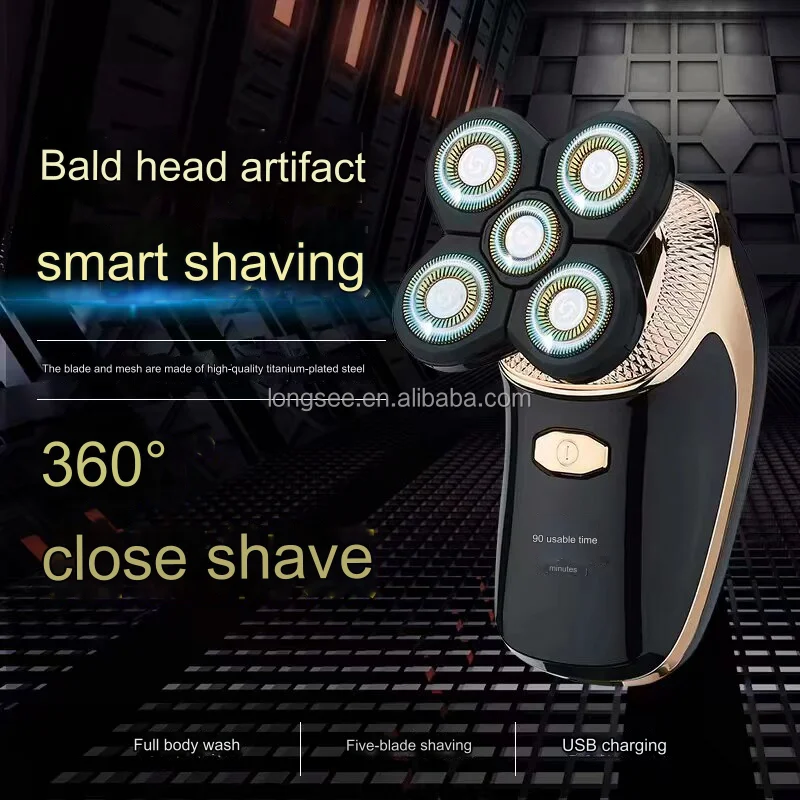 5 in 1 High Quality OEM Barber Hair Removal Shaver  Hair Cutting Machine Trimmer Men Shaving Machine Hair Clipper Trimmer