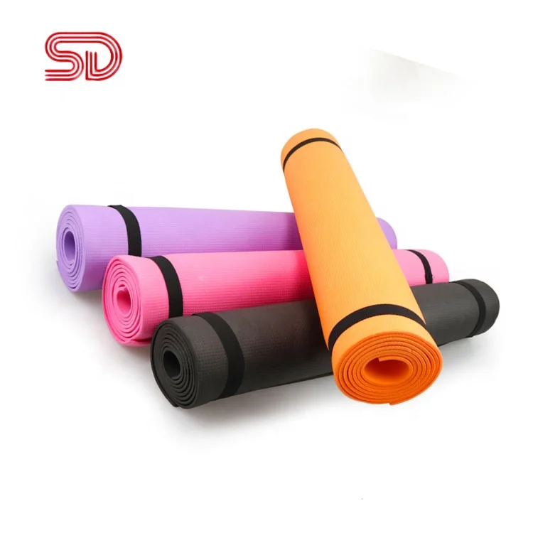 Гимнастический спортивный коврик из ПВХ для похудения и фитнеса, женский спортивный коврик для йоги