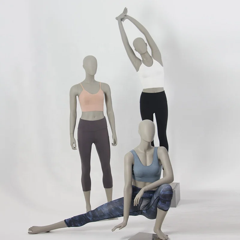 Fullbody из стекловолокна женский спортивный манекен для спортсмена на продажу