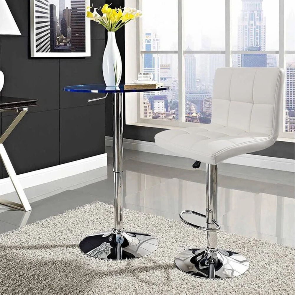 Modern Style Bar Height Chairs Pu Leather Kitchen Counter Height Bar Stools