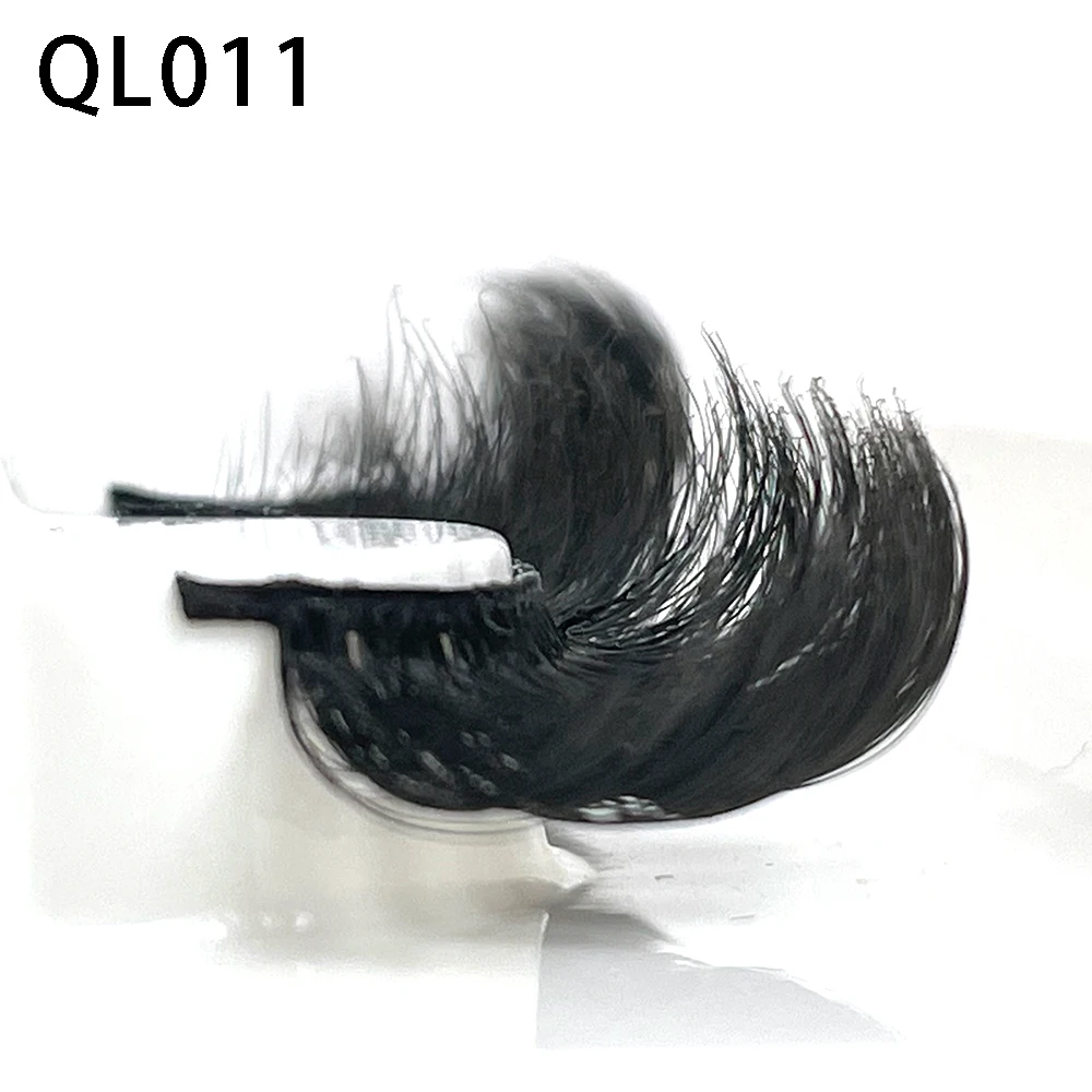 QL011 русский искусственной норки 13 мм D накладные ресницы wink и крылышками оптовая продажа ресниц для наращивания с изготовленным на заказ
