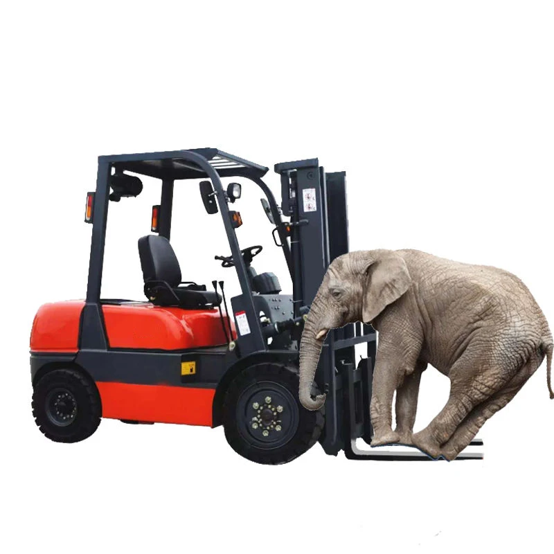 Xuyang Chinese factory Forklift Off Road 4WD All Rough Terrain Forklift 5 ton 3.5 ton Diesel Forklift with Cheap price